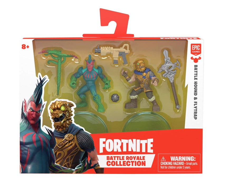 Takara Tomy Fortnite Mini figurines Battle Hound &amp; Flytrap Collection 2-Pack