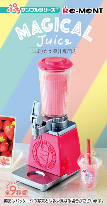 RE-MENT Petit Sample Freshly Made Fruit Juice Specialty Shop Magical Juice 1 Box 9 Pcs Set
