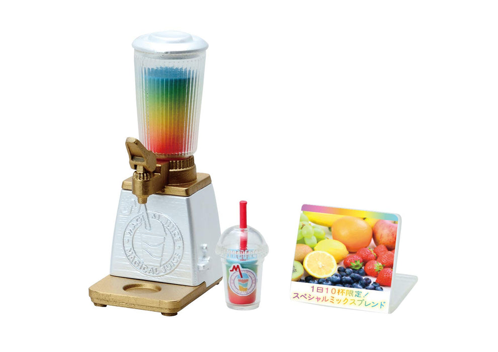 RE-MENT Petit Probe frisch zubereiteter Fruchtsaft Fachgeschäft Magical Juice 1 Box 9-teiliges Set