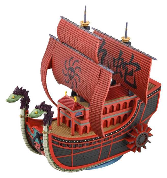 Bandai Spirits One Piece Grand Ship Collection Kuja Pirate Ship Figurine à assembler facilement