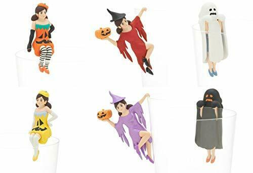 Fuchiko Of Kitan Club Cup Halloween Alle 6-Set Gashapon Maskottchen Spielzeug Komplettset