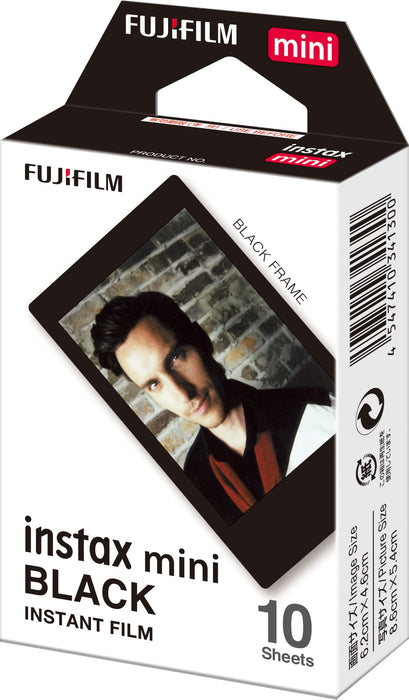 Instax Mini Black Frame Instant Camera Cheki Film 10 Sheets Ww1