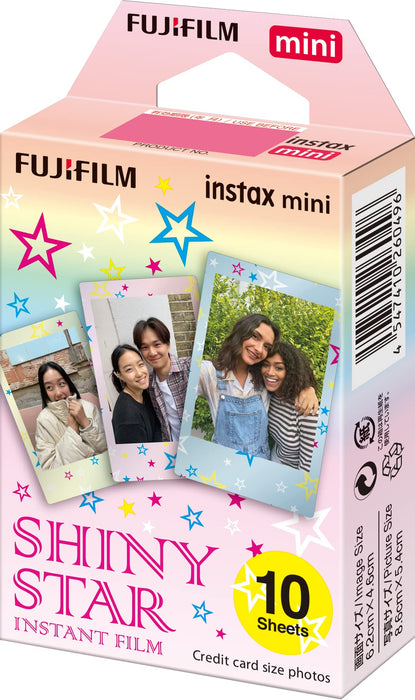 Instax Mini Star Ww1 Sofortbildkamera Cheki-Film, 10 Blatt (glänzender Stern).