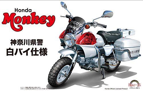 Fujimi 1/12 Bike No.15 Honda Monkey Police Custom Plastic Model Kit - Japan Figure