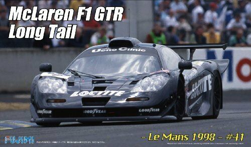 Fujimi Mclaren F1 Gtr Long Tail Le Mans 1998 # 41 Plastikmodellbausatz im Maßstab 1:24