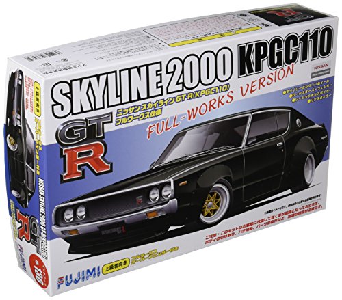 Fujimi Id136 Nissan Skyline 2000gt-r Kpgc110 Ken &amp; Merry Kit de modèle complet