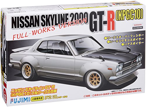 Fujimi Id142 Nissan Skyline 2000 Gt-r Kpgc10 Hakoska Full-works Ver. Model Kit - Japan Figure
