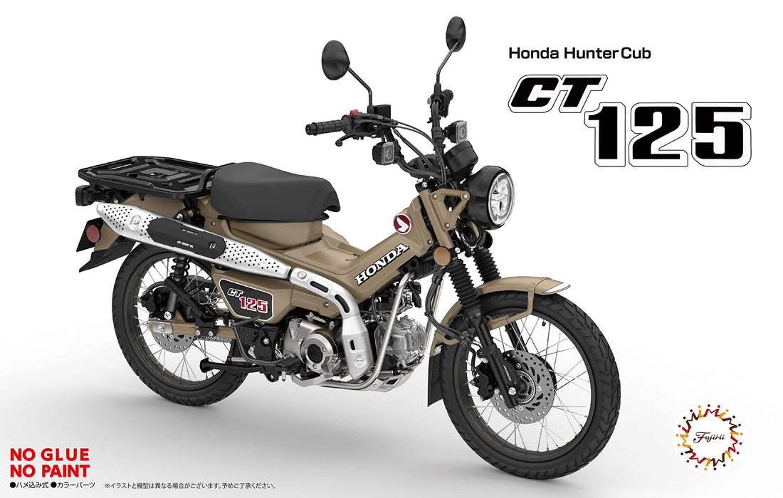 Fujimi 1/12 Next Series Honda Ct125 Hunter Cub Matt Fresco Brown Scale Motorcycle Kit