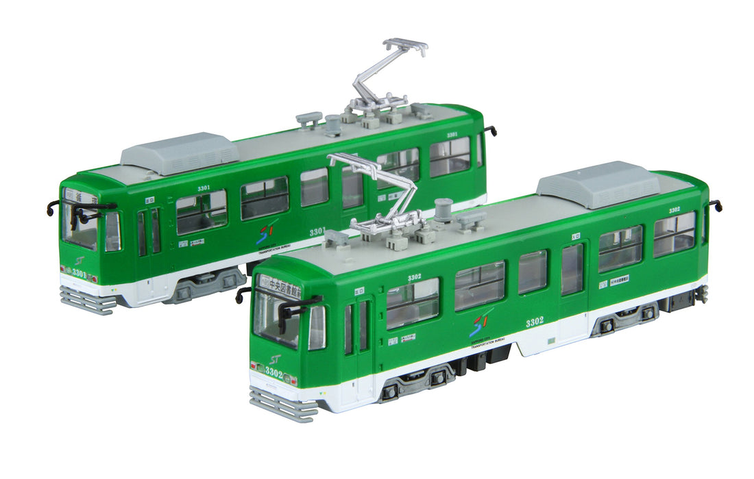 Fujimi Model 1/150 Structure Kit Series No.16 Sapporo City Transportation Bureau 3300 Type 2 Car Set Plastic Model Str16 Str-16