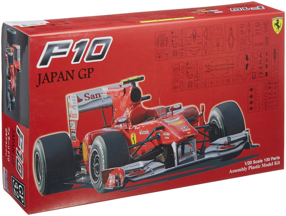 Fujimi Gp32 090870 F1 Ferrari F10 Japon Gp 1/20 Modèle de voiture de course à l'échelle japonaise