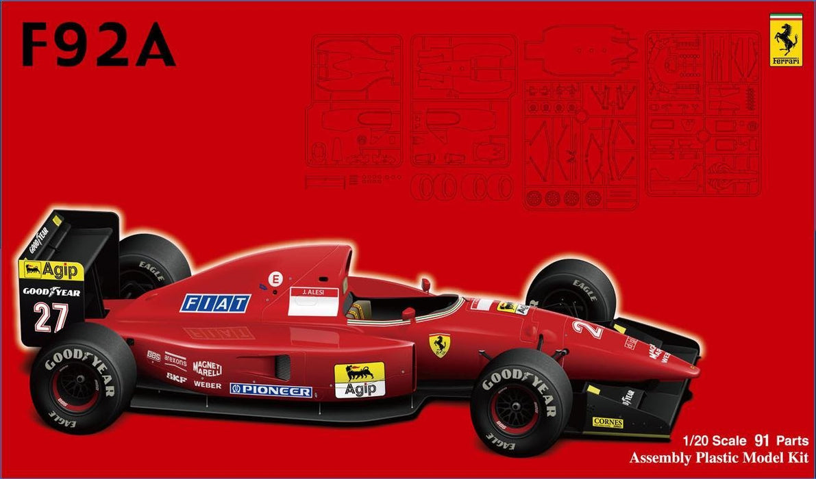 Fujimi Ferrari F92A 1/20 Japanese Plastic Model Kit Painted Scale Racing Cars