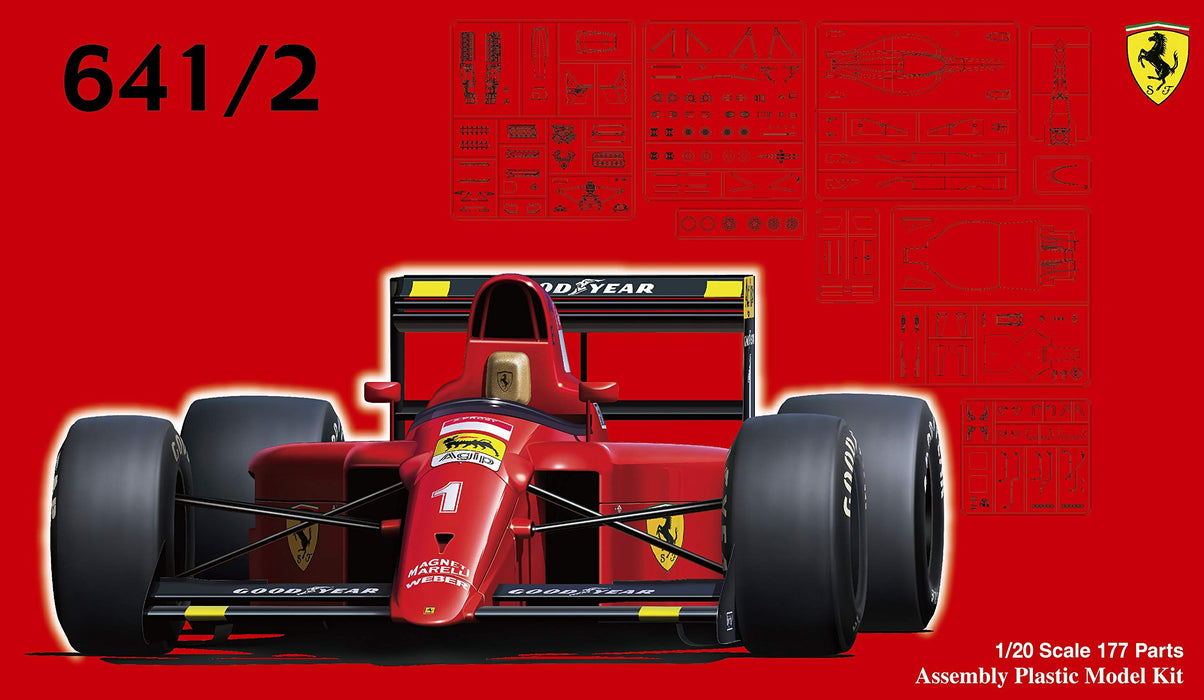 Fujimi Gp26 Ferrari 641/2 (Mexiko GP / Frankreich GP) 1/20 Japanischer Maßstab Rennwagenbausatz
