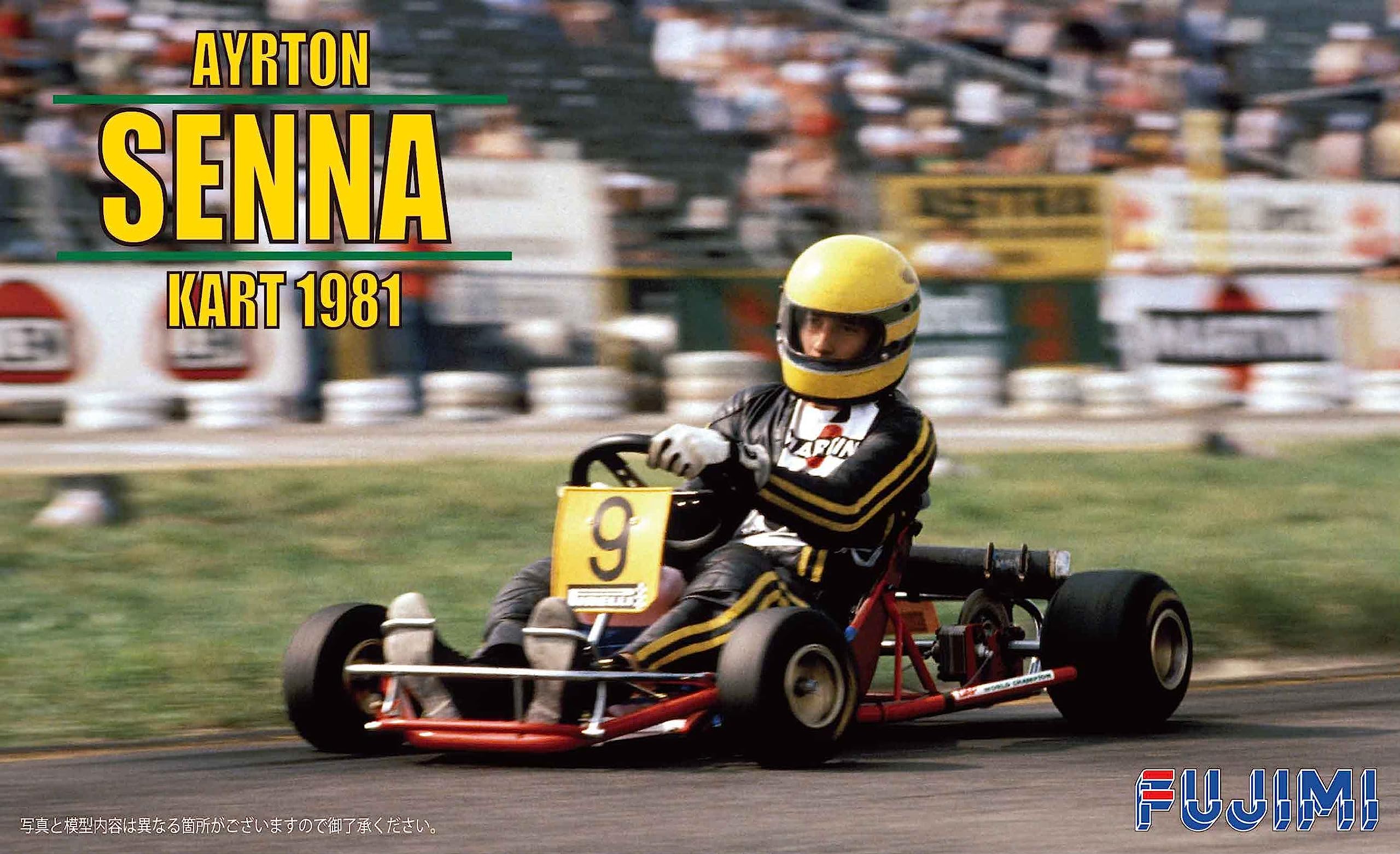 Fujimi Model 1 20 Kart Series No.1 Ayrton Senna 1981 Kart-1