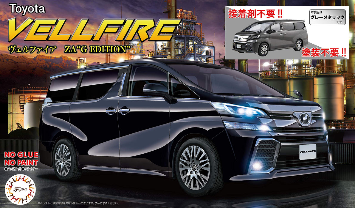 FUJIMI Next Car 1/24 Vellfire Za G Edition Special Edition Metallic Grey vorlackiertes Kunststoffmodell