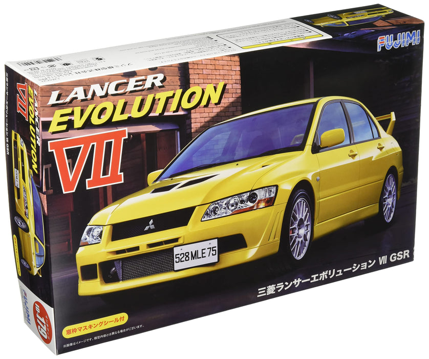 Fujimi Inch Up 1/24 Mitsubishi Lancer Evolution VII Gsr Japanese Scale Model Kit Car Toys