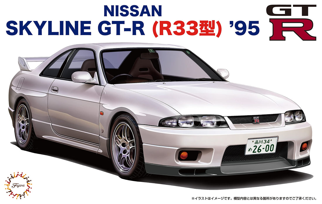 Fujimi modèle 1/24 pouces série n°19 Skyline Gt-R (type R33) et 95 Id-19
