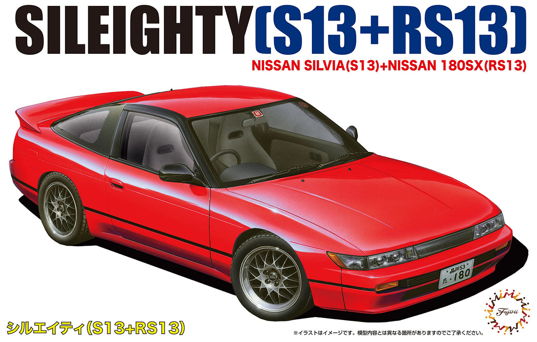 FUJIMI Inch Up 1/24 No.96 New Sileighty S13 + Rs13 Plastic Model
