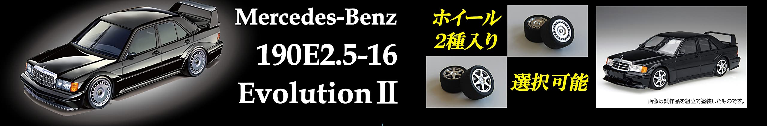 FUJIMI Real Sports Car 1/24 Mercedes-Benz 190E2.5-16 Evolution Ll Kunststoffmodell