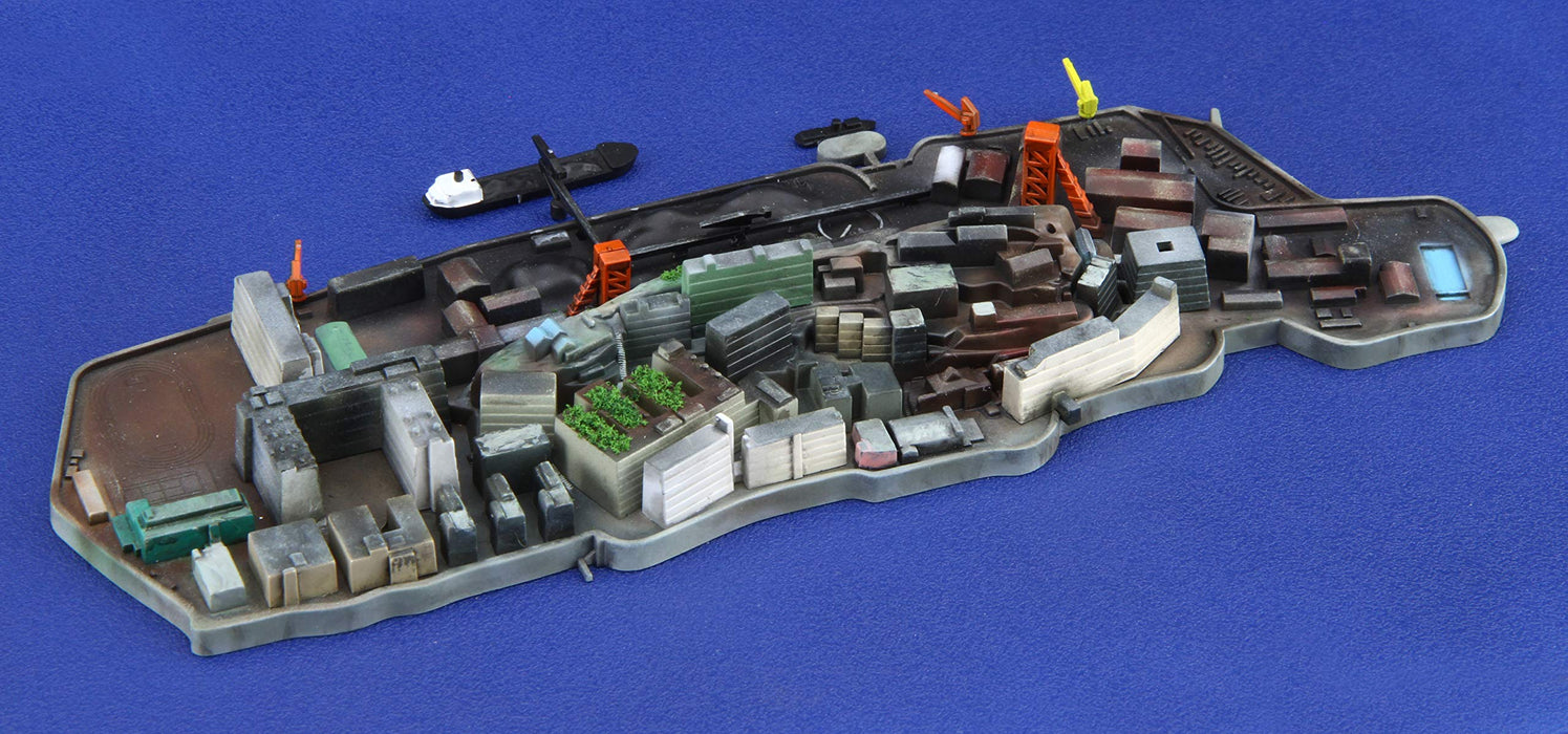 Fujimi modèle 1/3000 série de navires de guerre à collectionner n° 99 Gunkanjima (Hashima) modèle de navire de guerre en plastique 99