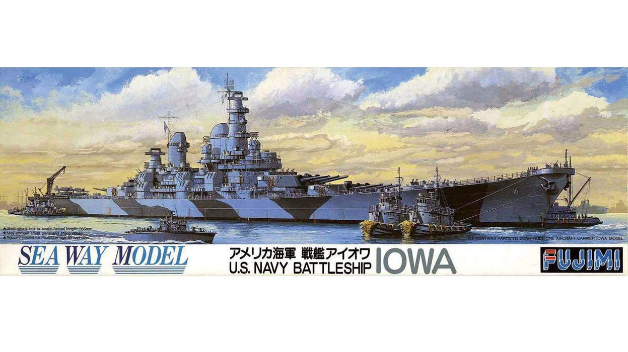 Fujimi Swm23 Us Navy Battleship Iowa 1/700 Japanese Plastic Scale Military Ship