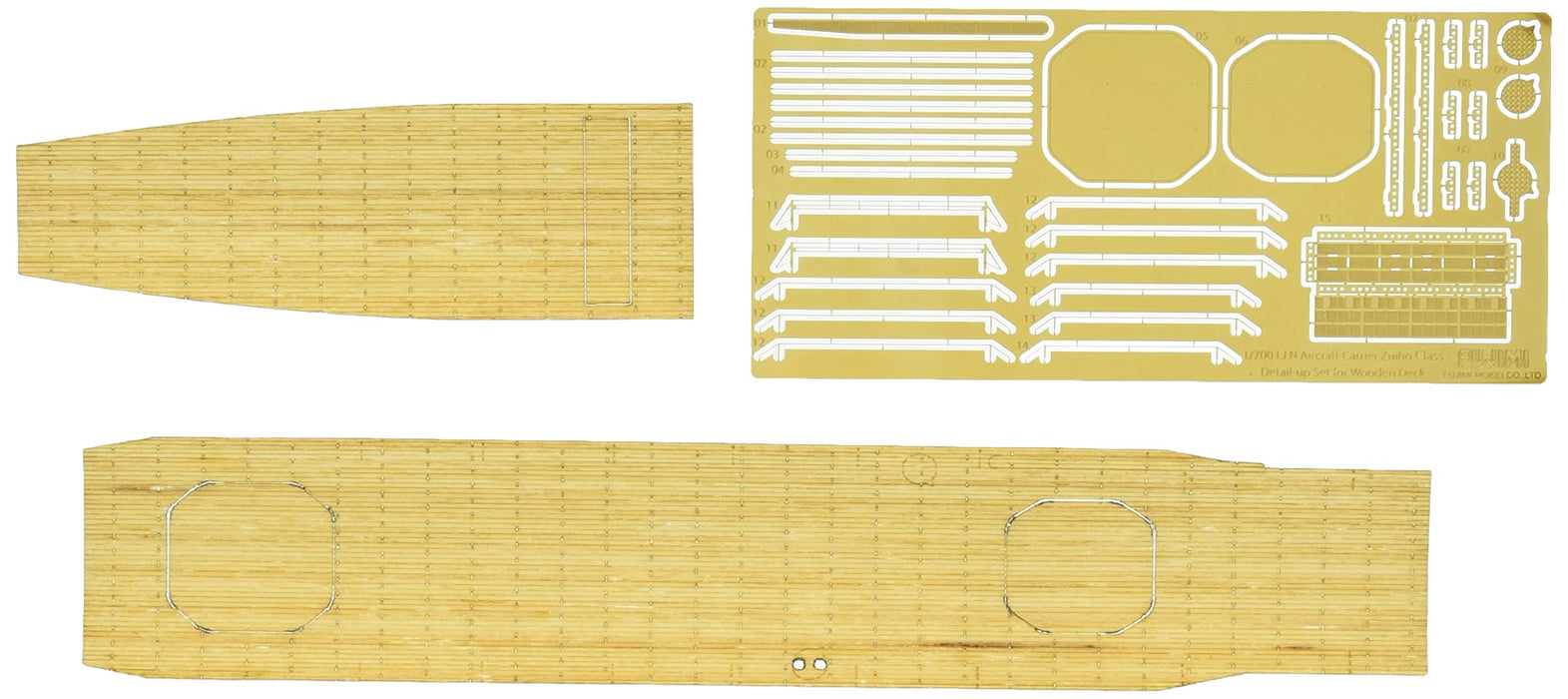 FUJIMI 1/700 Gup107 Wooden Deck Seal Ijn Aircraftcarrier Zuiho 1944 1/700 Scale