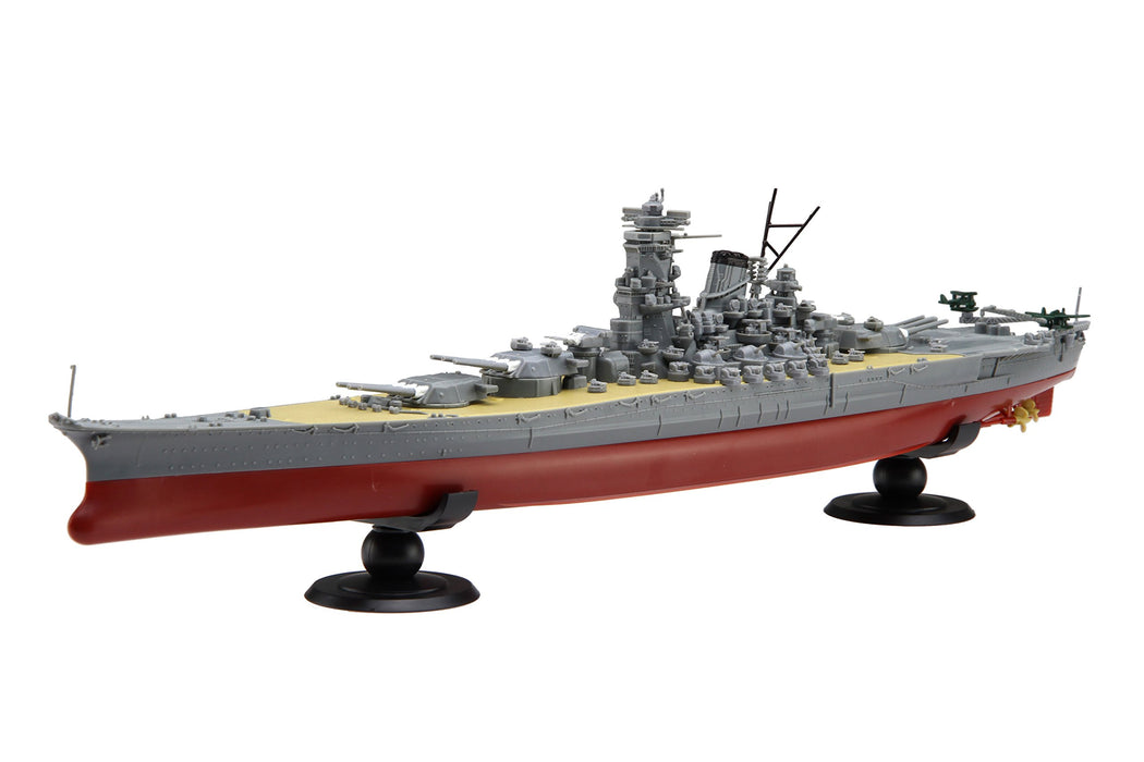 Fujimi Model 1/700 Ship Next Series No.1 Japanese Navy Battleship Yamato (Old Type Base) Modèle de navire en plastique à code couleur Nx1