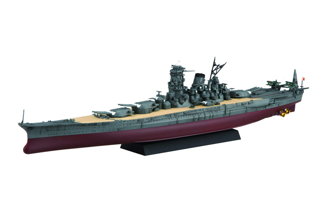 Fujimi Model 1/700 Ship Next Series No.12 Japanese Navy Battleship Musashi (Before Renovation) Modèle de navire en plastique à code couleur Nx12
