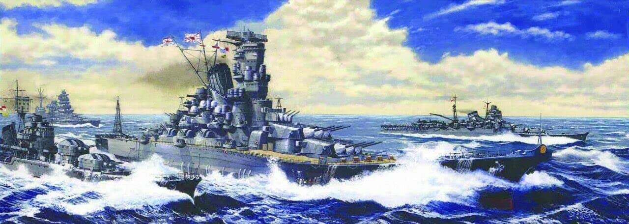 FUJIMI Toku-02 Ijn Battleship Yamato Leyte Gulf 1/700 Scale Kit