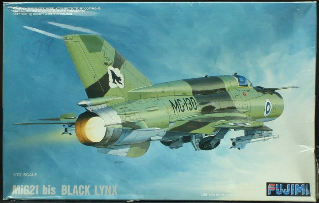 FUJIMI H21 Mig 21 Bis Black Lynx Kit Échelle 1/72