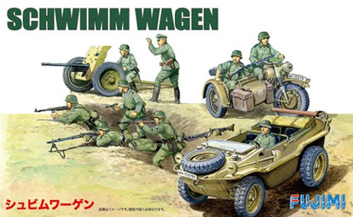 FUJIMI Swa16 Special World Armor Schwimm Wagen 1/76 Scale Kit