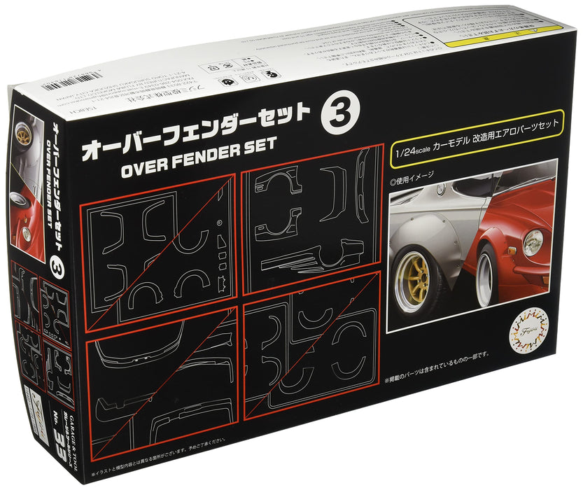 FUJIMI Gt33 116402 Over Fender Set 3 1/24 Scale Kit