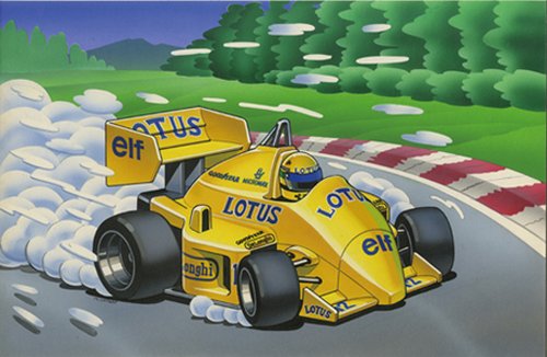 FUJIMI Grand Prix Q Series No. 01 F1 Lotus 99T Non-Scale Kit