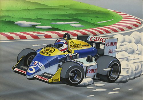 FUJIMI Grand Prix Q Serie Nr. 02 F1 Williams Fw11-B Non-Scale Kit