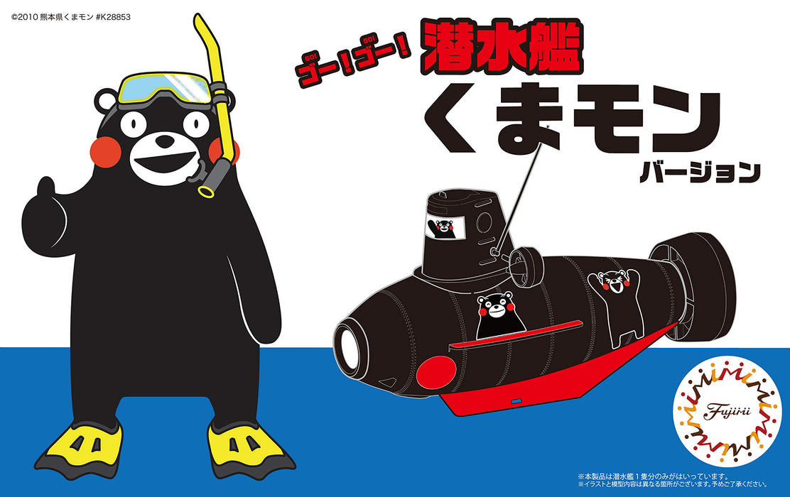 Fujimi Model Kumamon Series No.15 Submarine Kumamon Version Farbcodiertes Kunststoffmodell Kumamon 15