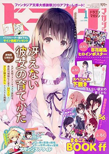 Fujimi Shobo Dragon Magazine 2020 January W/bonus Item Magazine - Japan Figure