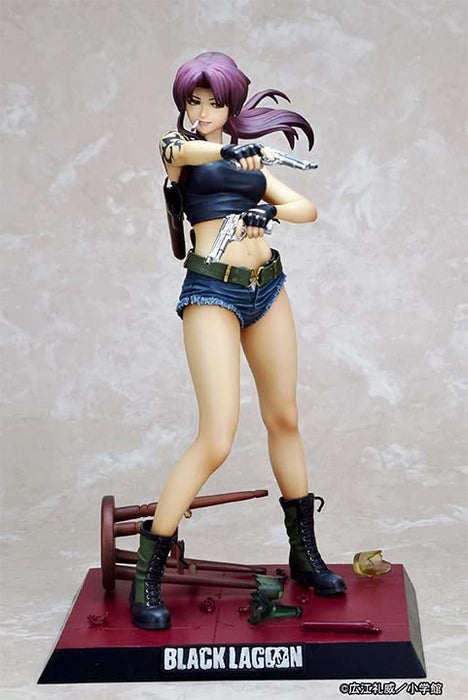 Fullcock Black Lagoon Revy Two Hand 2022 Ver.A 1/6 Échelle Pvc Peint Figure Complète