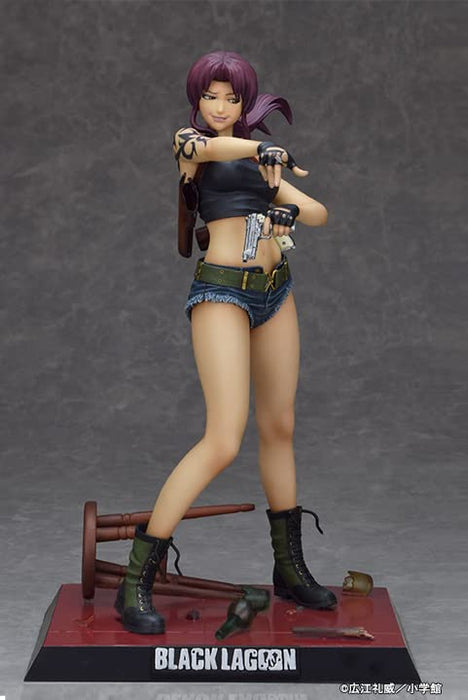 Fullcock Black Lagoon Revy Two Hand 2022 Ver.B PVC-bemalte Komplettfigur im Maßstab 1/6