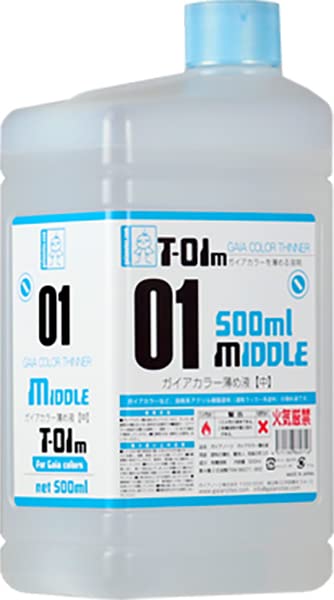 Gaianotes T-01M Color Thinning Liquid Medium 500Ml 86071 Japan