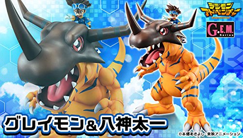 Megahouse Gem Series Digimon Adventure Greymon & Taichi Yagami Japan