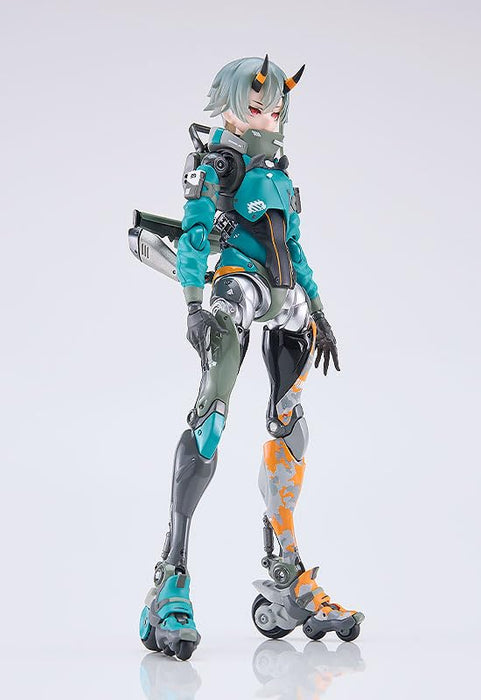 Max Factory Ssx 155 Girl Cyborg Runner Plastic Die-Cast Figure