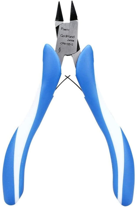 Godhand Craft Grip Series Tapered Plastic Nipper Gh-Cpn-120-S Hobby Tool Blue