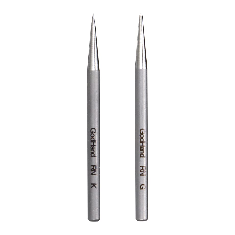 GOD HAND Etching Needle Kurve/Gerade Set