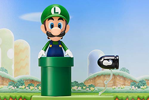 Good Smile Company Nendoroid Super Mario Luigi Movable Plastic Figure Resale