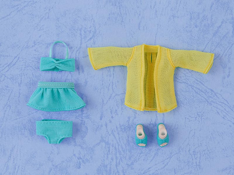 Light Blue Swimsuit Girl Outfit Set by Good Smile Company Nendoroid Doll