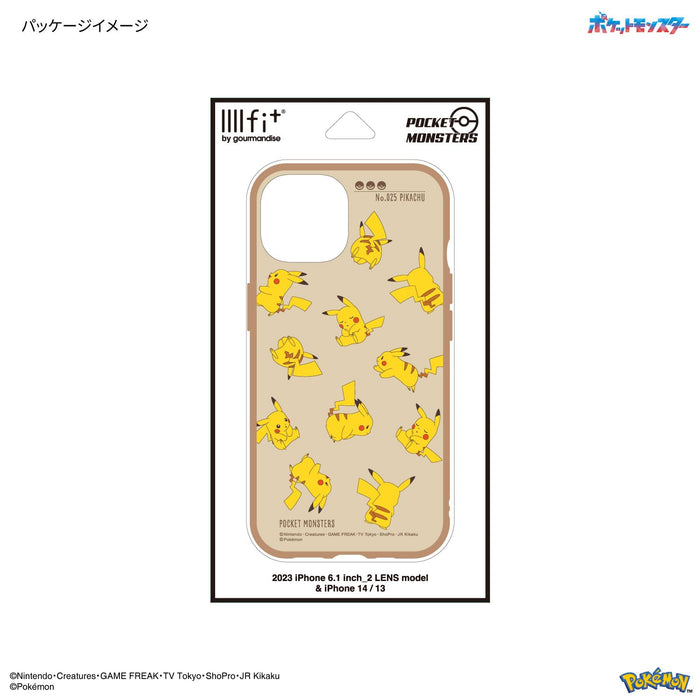Gourmandise Pokemon iPhone 15/14/13 Case Pikachu Poke-866A