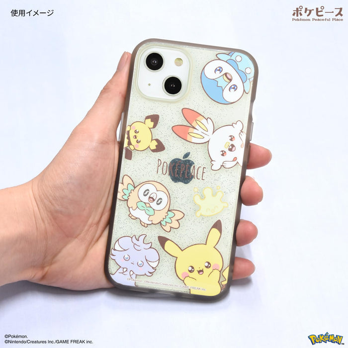 Gourmandise Iphone 14/13 Case Greige Poke 845B Japan Pokemon Pokepiece Iii Fit Clear