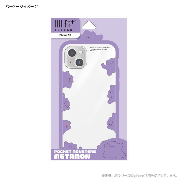 Pokemon Center Frame Iiii Fit Transparent Iphone13Pro Compatible Case Full Of Ditto