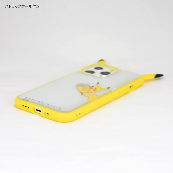 Pokemon Center Frame Iiii Fit Transparent Iphone13Pro Compatible Case Pikachu
