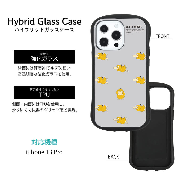 Pokemon Center Smartphone Hybrid Glass Case For Iphone13Pro Psyduck