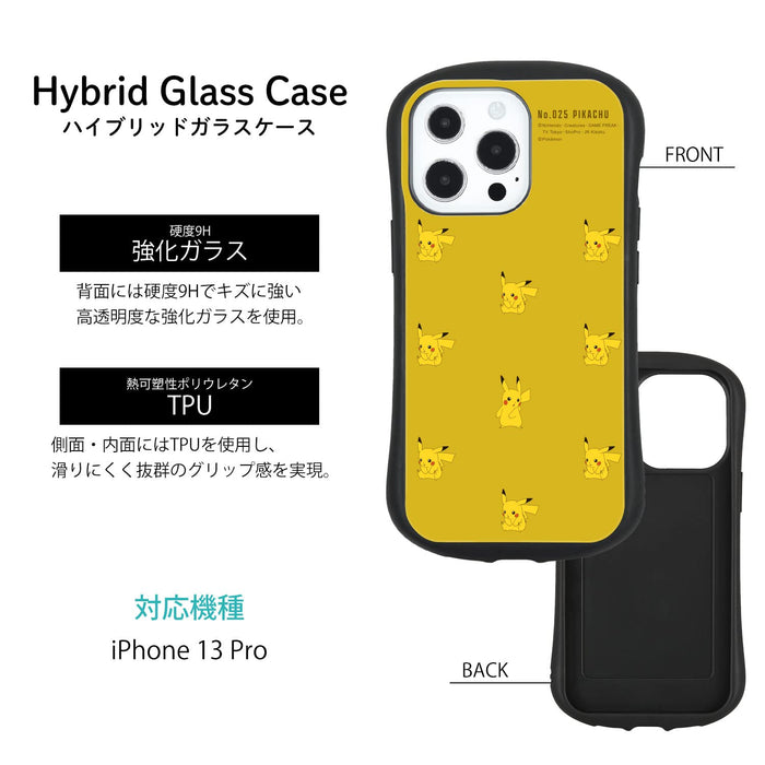 Pokemon Center Smartphone-Hybrid-Glasgehäuse für Iphone13Pro Pikachu